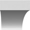 Ekena Millwork 3 1/2-in. W x 26-in. D x 38-in. H Westlake Architectural Grade PVC Knee Brace BRCP035X26X38WTL - alternate 5